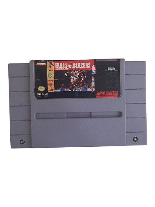 BULLS VS BLAZERS - USADO - SUPER NINTENDO