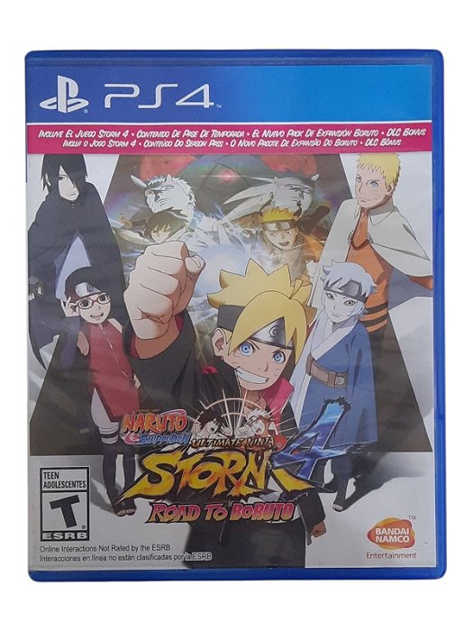 NARUTO SHIPPUDEN: ULTIMATE NINJA STORM 4 ROAD TO BORUTO - USADO - PS4