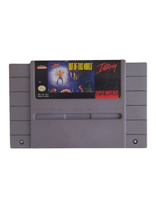 OUT OF THIS WORLD - USADO - SUPER NINTENDO