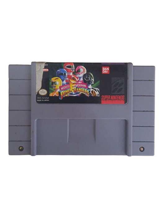 MIGHTY MORPHIN POWER RANGERS - USADO - SUPER NINTENDO
