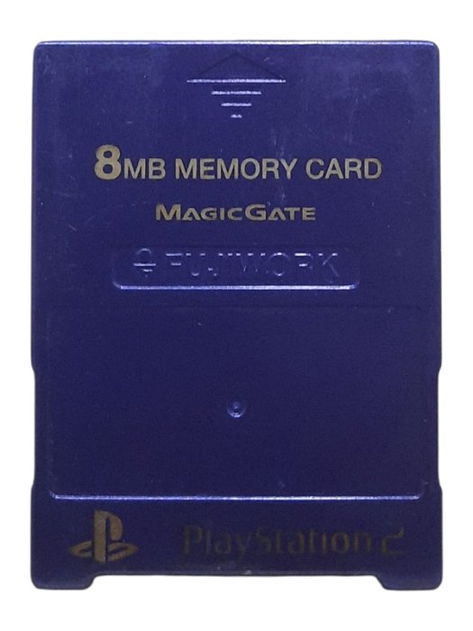 MEMORY CARD 8MB FUJIWORK - ROXO - USADO - PLAYSTATION 2