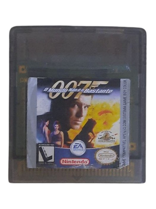 007 O MUNDO NÃO É O BASTANTE - USADO - GAME BOY