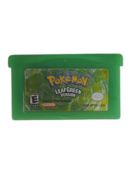 POKÉMON LEAFGREEN VERSION - USADO - GAME BOY ADVANCE