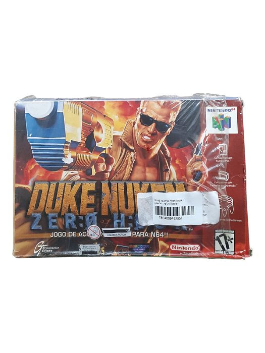 DUKE NUKEM ZERO HOUR - USADO - NINTENDO 64