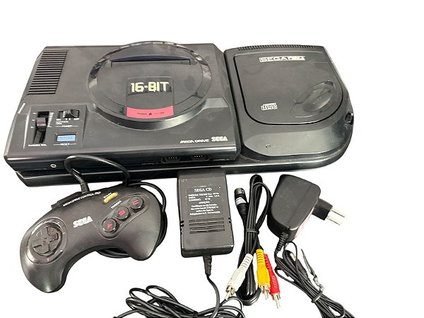 SEGA MEGADRIVE + SEGA CD - USADO