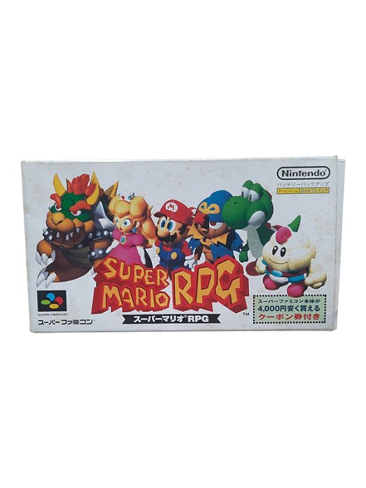 SUPER MARIO RPG - C/ CAIXA - USADO - SUPER FAMICOM