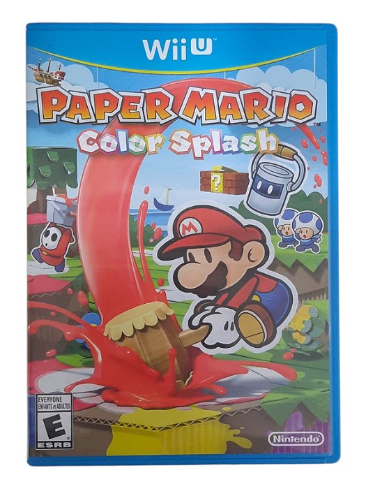 PAPER MARIO COLOR SPLASH - USADO - NINTENDO Wii U