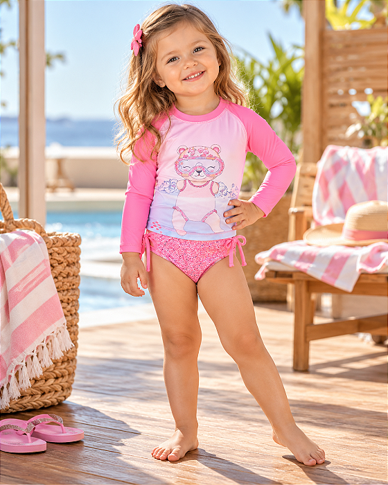 Conjunto Infantil Feminino Linha Praia Lebhua 15296