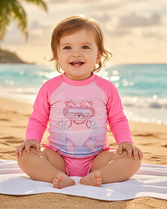 Conjunto Infantil Feminino Linha Praia Lebhua 15296