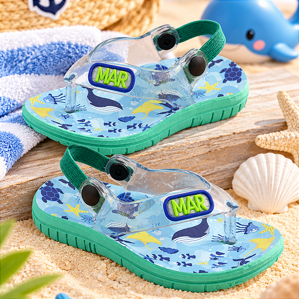 Chinelo de Dedo Bebê Masculino Keto Baby 21026