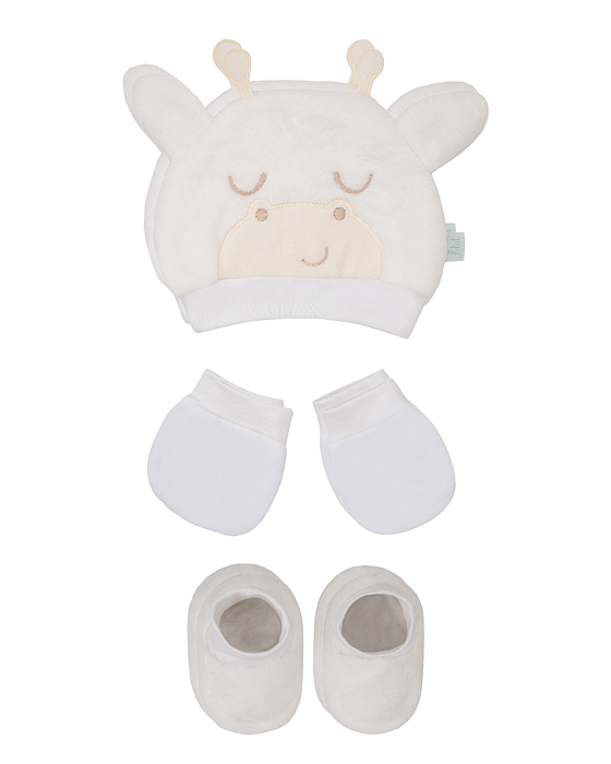 Kit Presente Bebê – Touca, Sapatinhos e Luvas - Letut 17383
