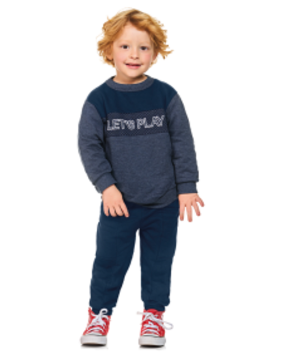 Conjunto Infantil Masculino Moletom Felpado - Conforto 11725