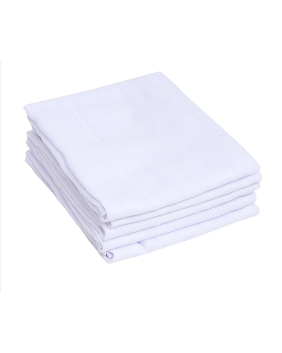 Fralda Papi Luxo 70x70cm 100% algodão Kit 5 Unidades 0616