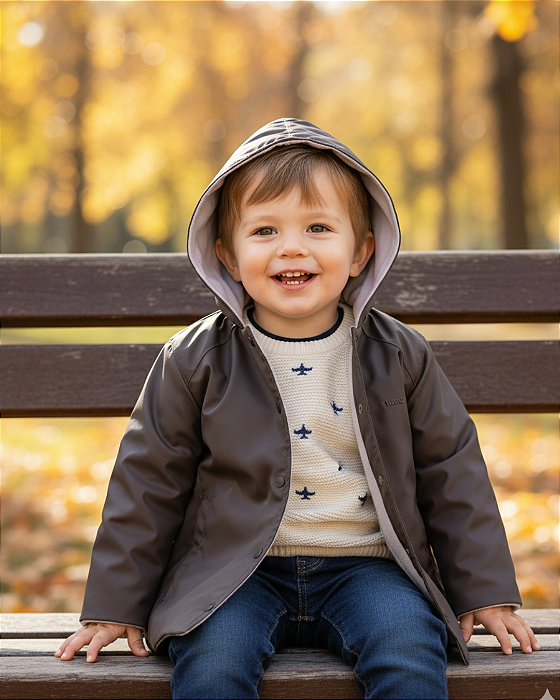 Casaco Bebê Tecnosport Capuz e Forro Thermo Paraiso 147922