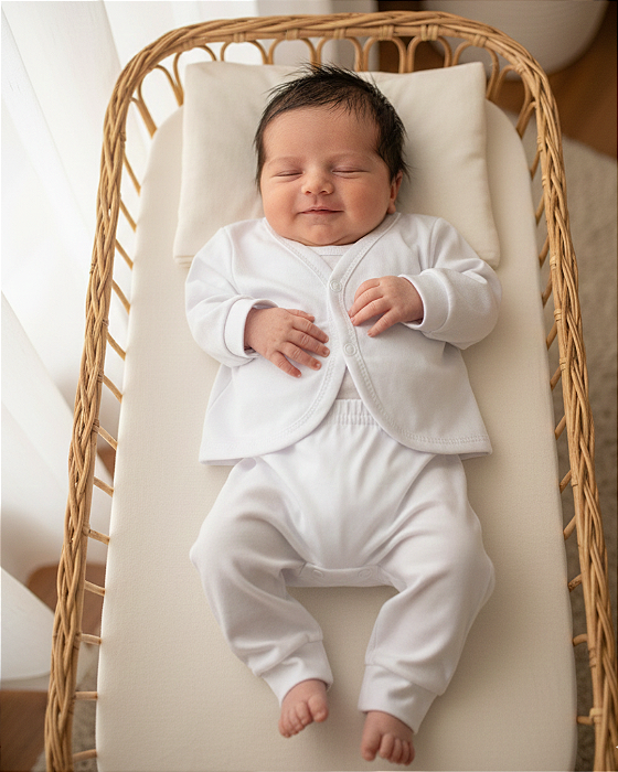 Conjunto Bebê Estilo Pagão da vovó 3 Peças Algodão 461