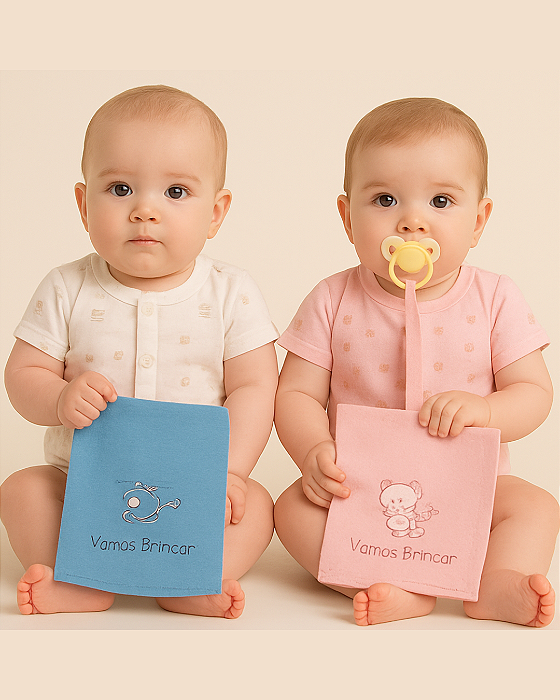 Kit Presente Bebê Body Estampado Babita Algodão Letut 16615