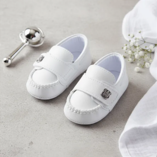 Mocassim Bebê Masculino Sintético com Velcro Keto Baby 25021