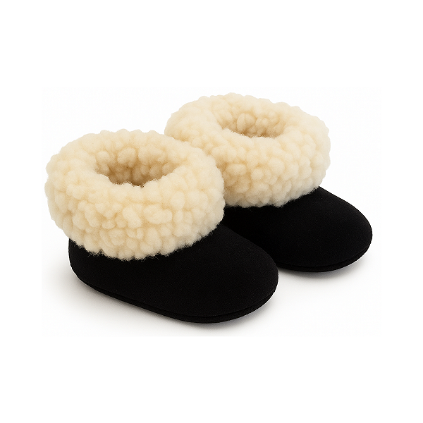 Pantufa Bebê Unissex Veludo com Lã Keto Baby 2010