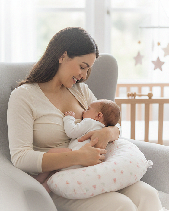 Almofada de Amamentação apoio 100% Algodão 62x50cm Papi 2675