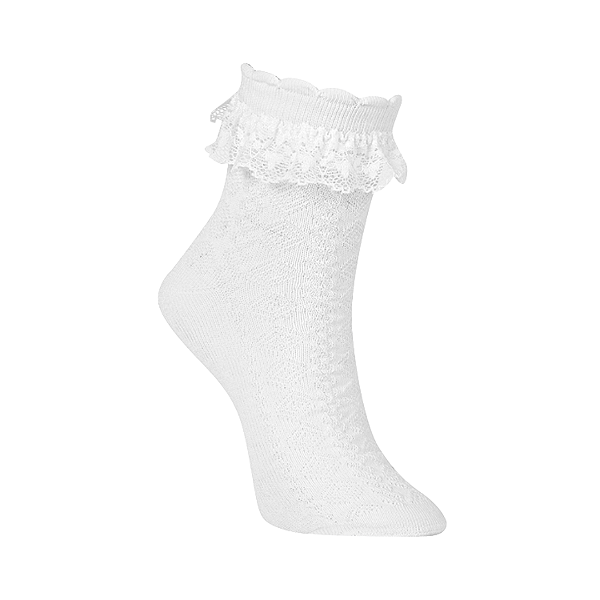 Meia Bebê Batizado Conforto com Renda Winston 275 276 277