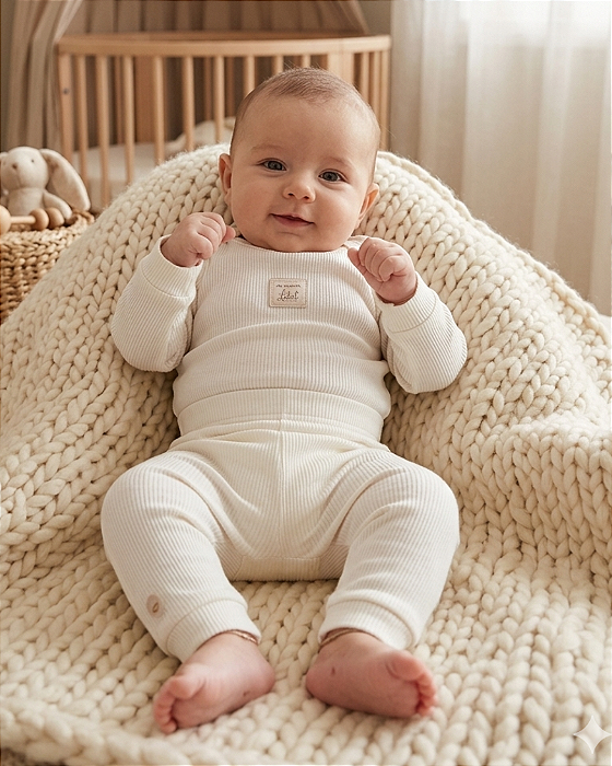 Conjunto Bebê Ribana Fundo Extensor Cós Dobrávl Letut 300219