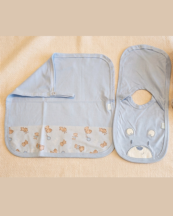 Kit Bebê Babador Babita com Prendedor de Chupeta Letut 12850