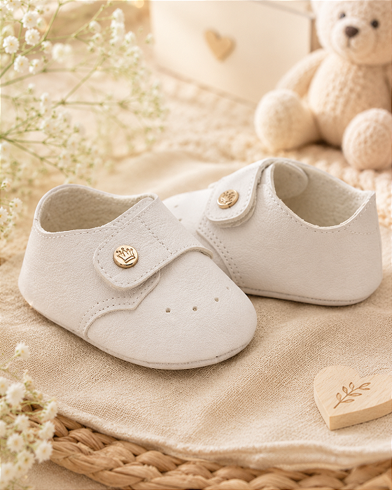 Sapato Bebê Masculino Batizado Texturas Pimpolho 110605