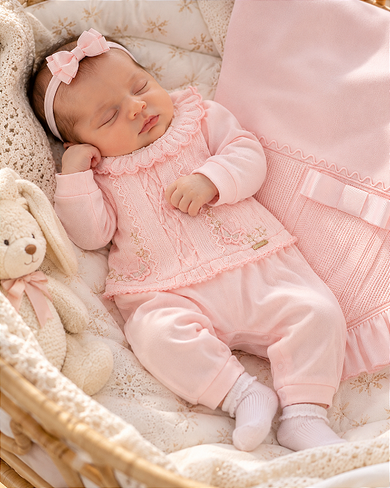 Saída de Maternidade Bebê Feminina Paraíso 20010