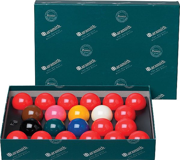 BOLA ARAMITH TOURNAMENT SNOOKER 52,5 MM (22 BOLAS) - Taco Set