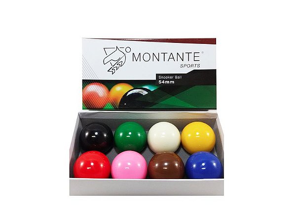 Jogo de Bolas de Sinuca Faixada 50mm – Montante Sports