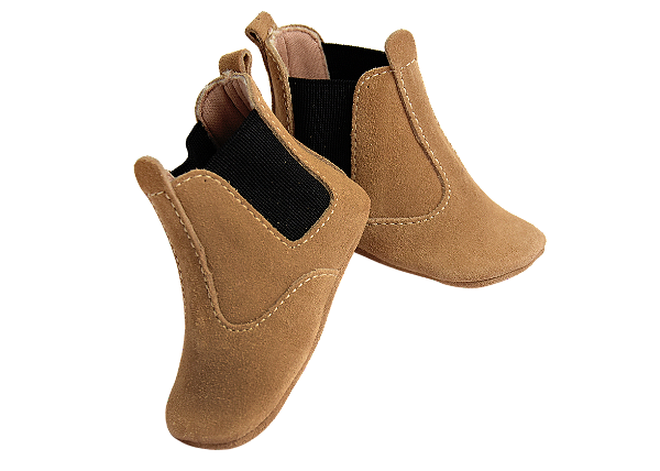 Bota Camel Chelsea Camurça Palha