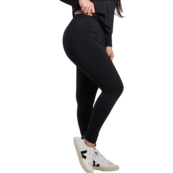 Calça Segunda Pele Básica Flanelada Feminina