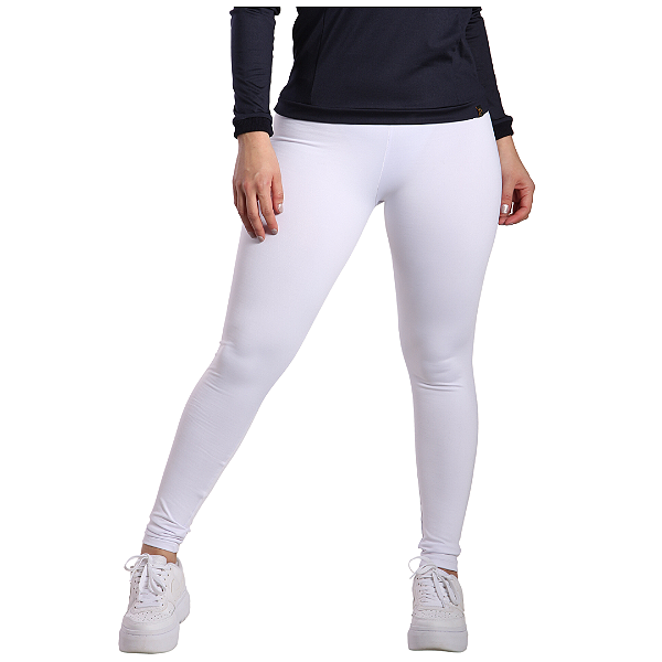 Calça Fusô  Lisa Flanelada  sem costura lateral cós alto