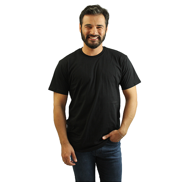 Camiseta Masculina  - Cores tradicionais -  100% Algodão 30/01 Premium