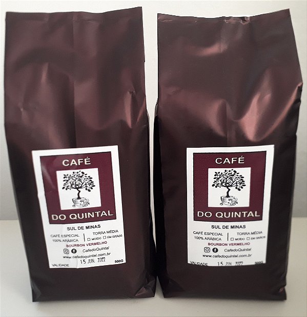 Café Gourmet Do Quintal Blend Especial Moído ou em Grãos - 500g ou 250 g