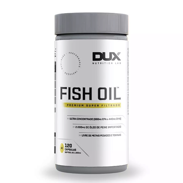 Fish Oil – Ômega 3 – 120 cps - Dux Nutrition