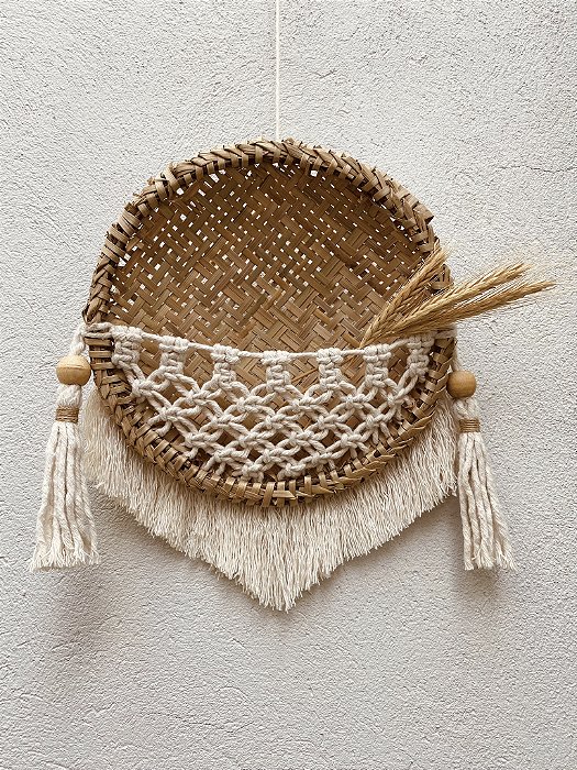 Cesto de parede boho
