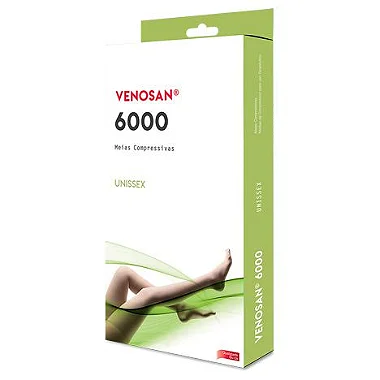 MEIA DE COMPRESSÃO VENOSAN 6000 20-30 mmHg 3/4 AD PÉ BERTO