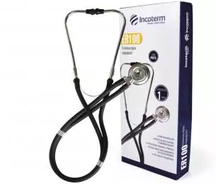 ESTETOSCÓPIO RAPPAPORT PRETO ER100 INCOTERM