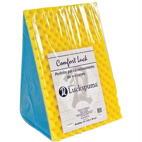 Triangulo de Espuma Ortopédico Comfort Luck com Capa 45x65x30 Luckspuma