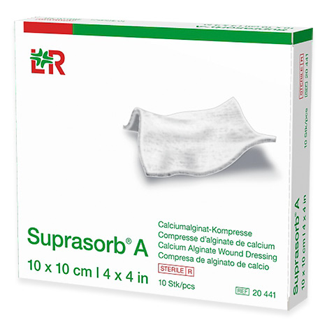 Curativo Suprasorb A Alginato Calcio 10X10 - unidade