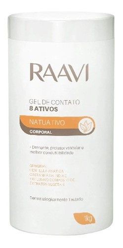 Raavi Gel Contato 8 Ativos Corporal 1kg