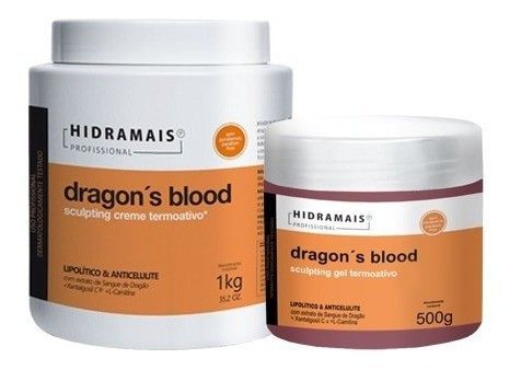 Kit Hidramais 1 Cr. Dragons Blood + 1 Gel Dragons Blood 500g