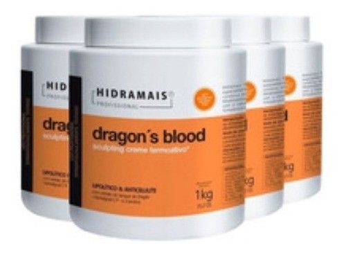 Combo 4 Hidramais Dragons Blood 1kg Creme Massagem Corporal