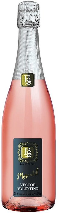 Espumante Moscatel Rosé Vector Valentino 750ml