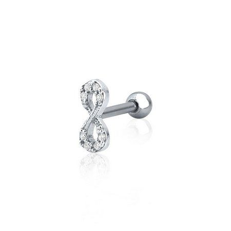 Piercing Infinito Cravejado