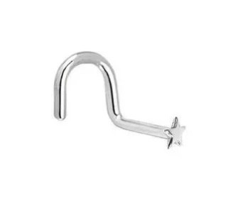 Piercing Nariz Estrela Lisa