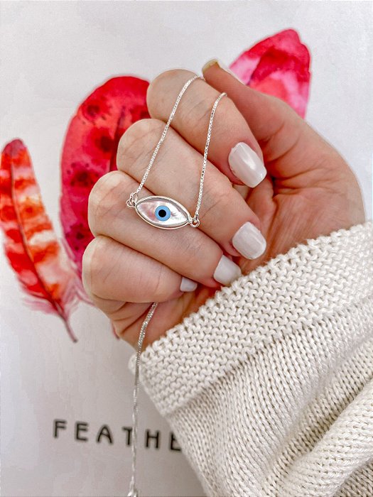 Colar Olho Grego 45cm