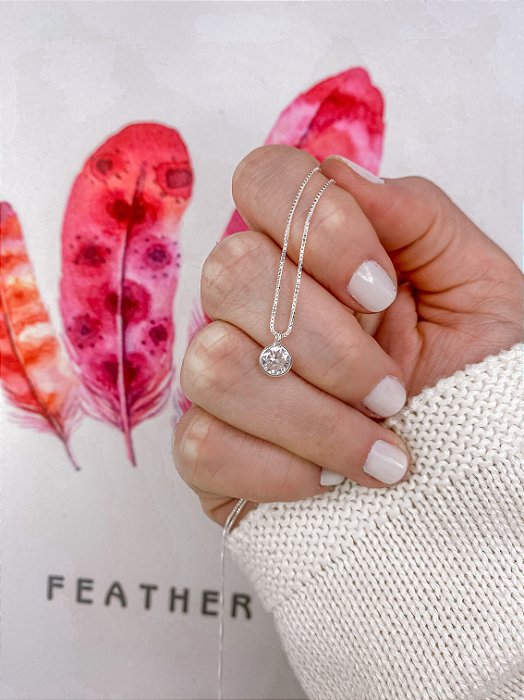 Colar Ponto de Luz 45cm