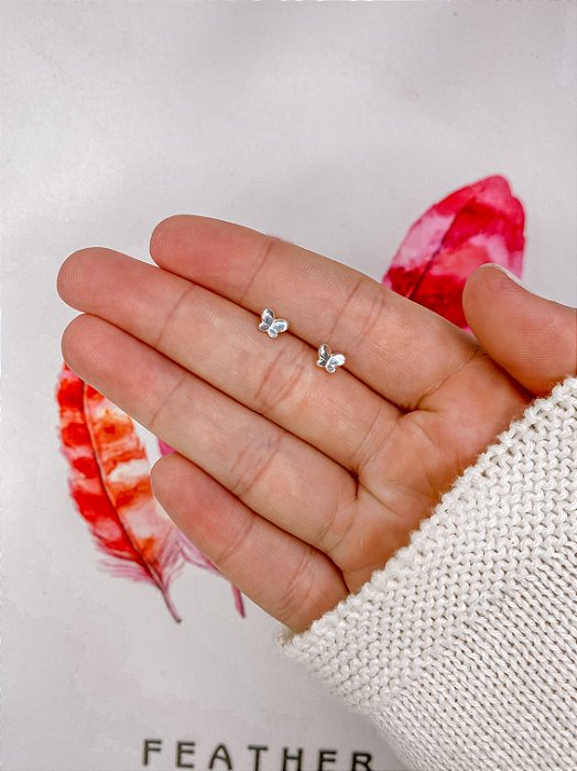 Brinco Borboleta Mini Lisa